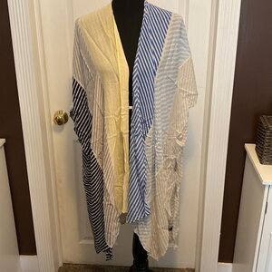 Modena Women’s Kimono Duster Spring/Summer Cardigan OS NWOT